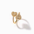 Mia Double Heart Ring
