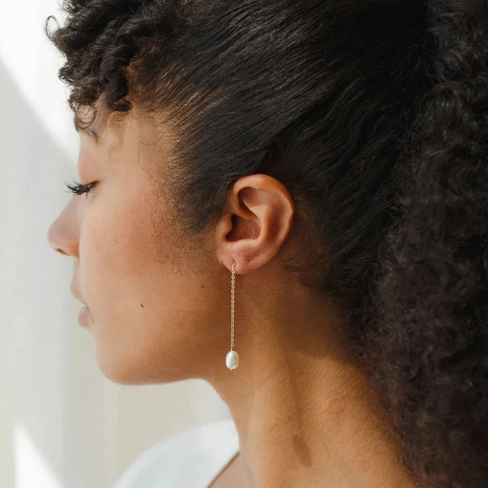 Freshwater Pearl Drop Earrings