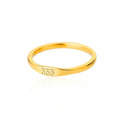 333 Engraved Ring