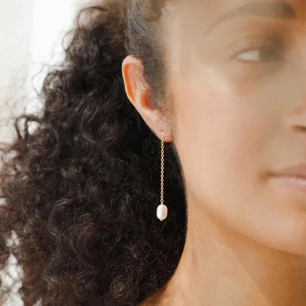 Freshwater Pearl Drop Earrings