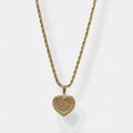Le’Shae Iced Heart Necklace
