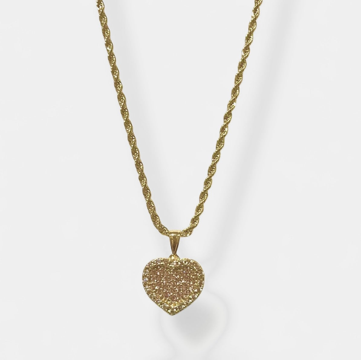Le’Shae Iced Heart Necklace
